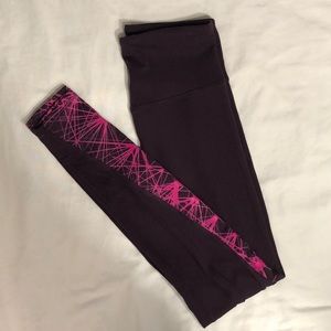 Purple Patterned Leggings